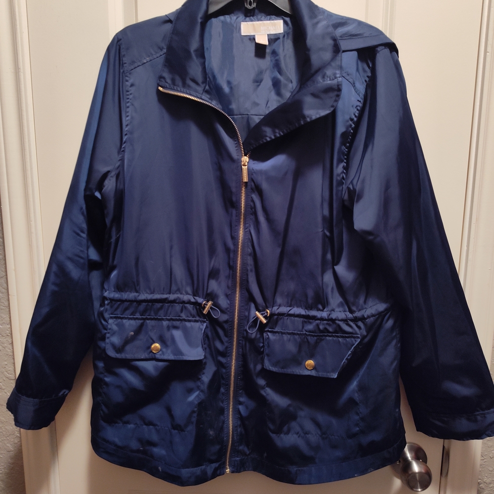 Michael Kors Midnight Blue Utility Jacket